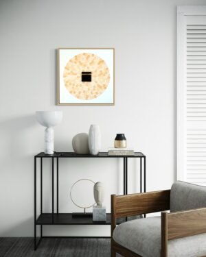 titik arah 50x50cm framed